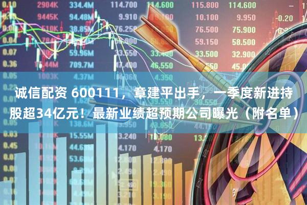 诚信配资 600111,章建平出手,一季度新进持股超34亿元!最新业绩超预期公司曝光(附名单)